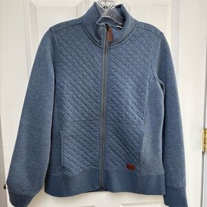 LLBean Women's Full-Zip Quilted Sweatshirt Jacket